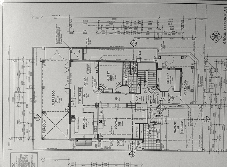 Scanned Floor Plan